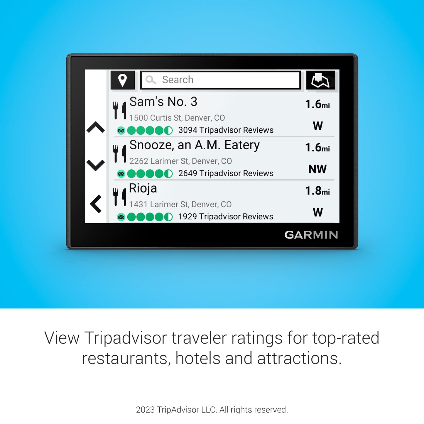 Garmin Drive™ 53 GPS Navigator, High-Resolution Touchscreen, Simple On-Screen Menus and Easy-to-See Maps, Driver Alerts Garmin