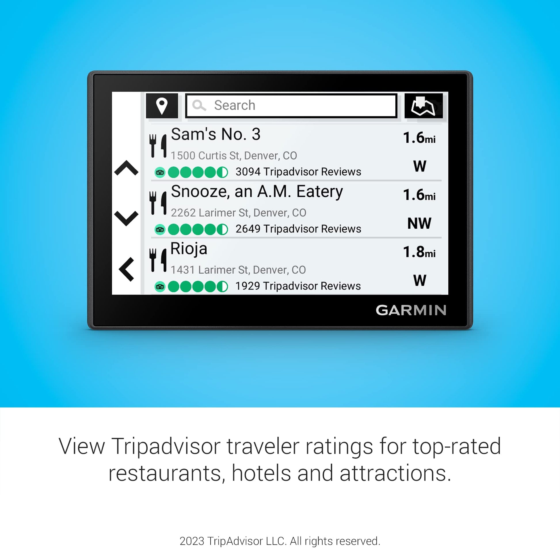 Garmin Drive™ 53 GPS Navigator, High-Resolution Touchscreen, Simple On-Screen Menus and Easy-to-See Maps, Driver Alerts Garmin