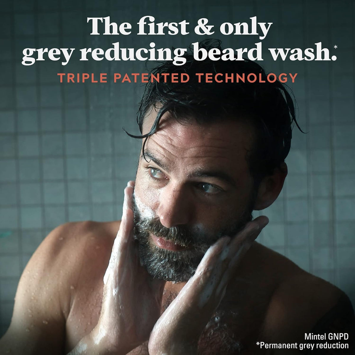 JUST FOR MEN Control GX Beard Wash, Gradually Reduces Grey (118 mL)