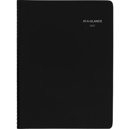 AT-A-GLANCE 2027 Appointment Book Planner, Weekly, 8" x 11", Quarter-Hourly, DayMinder, Black (G5200027)