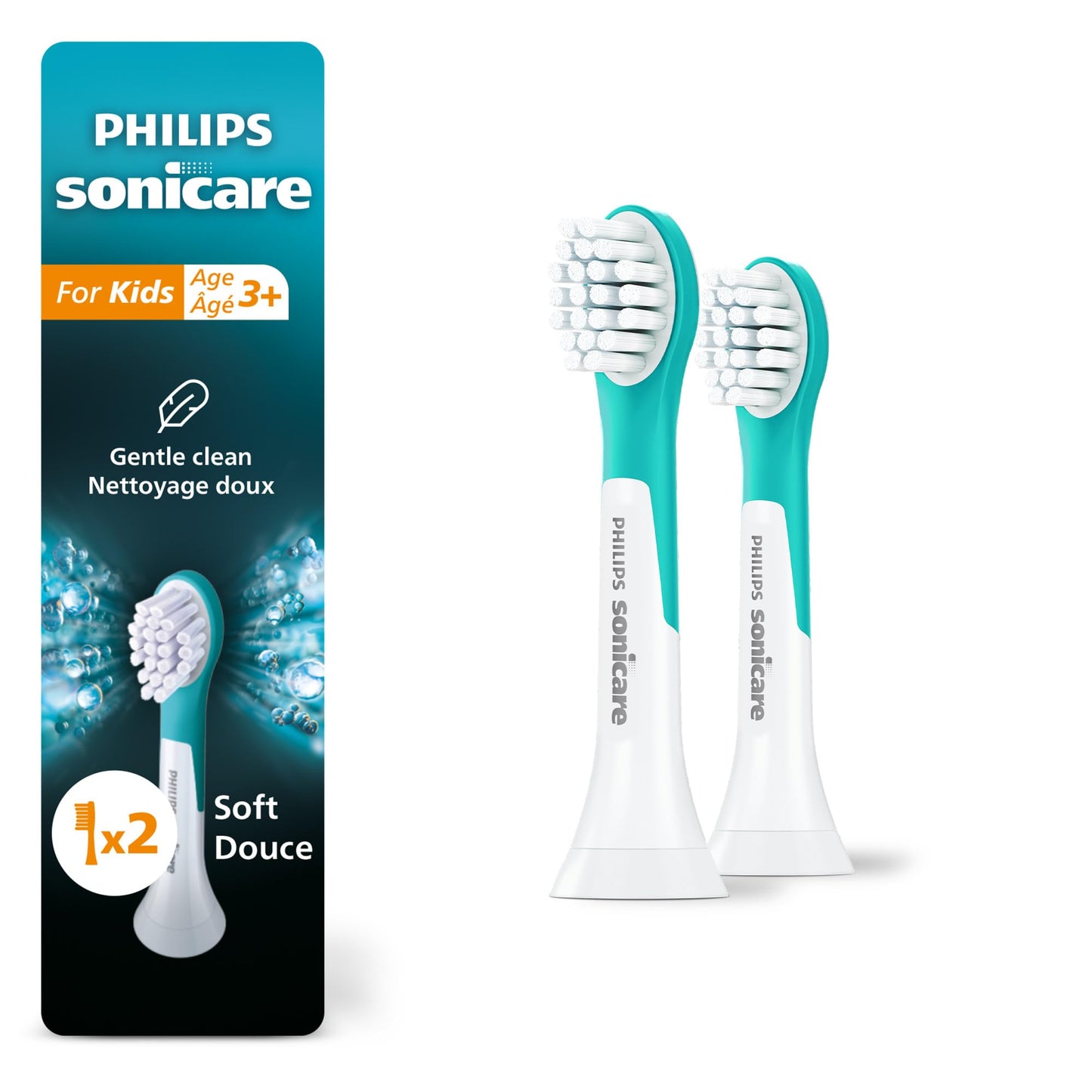 Philips Sonicare for Kids Replacement Brush Heads, 2-Pack, 6 Month Supply 🍁 All In One Marketplace Canada
