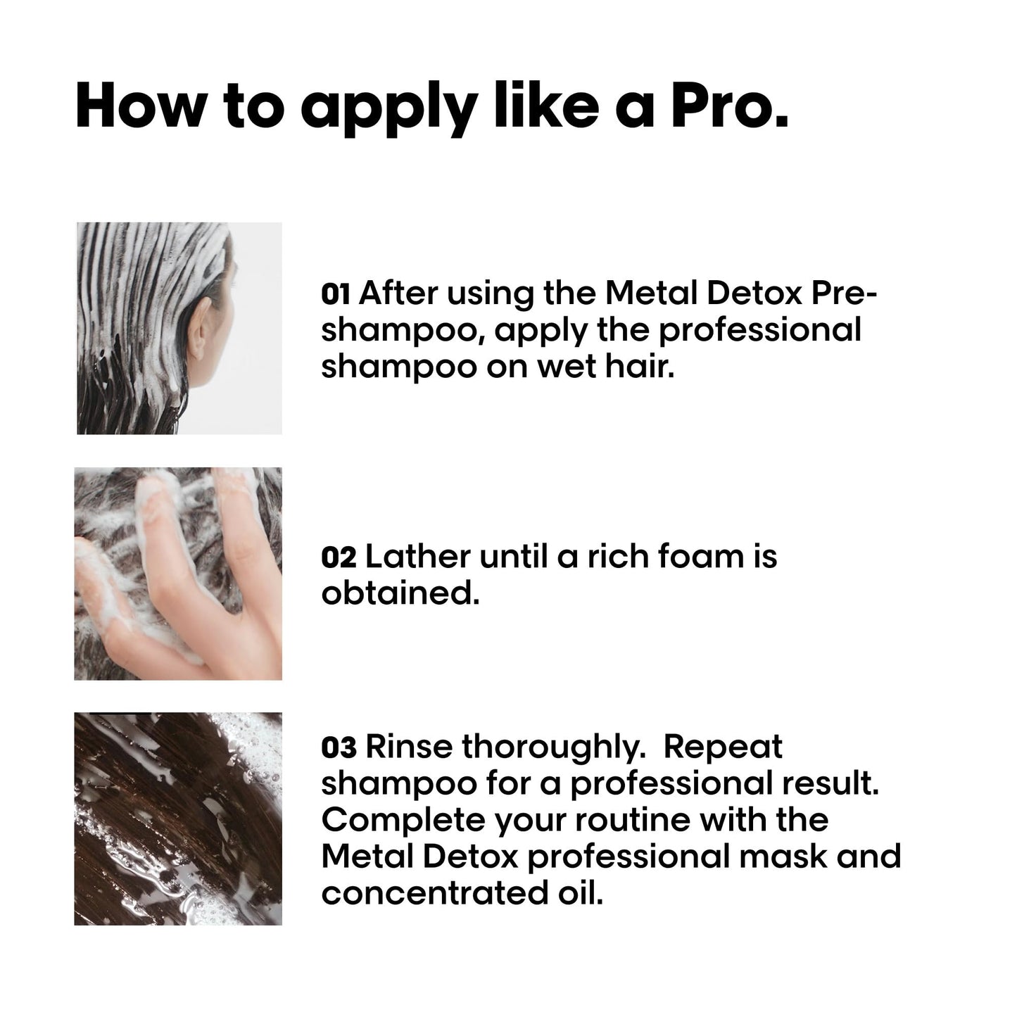 L'Oréal Professionnel Metal Detox Shampoo, Sulfate-Free Anti-Metal Cleanser for Color Treated & Damaged Hair, Reduces Breakage - Available at All In One Marketplace Canada