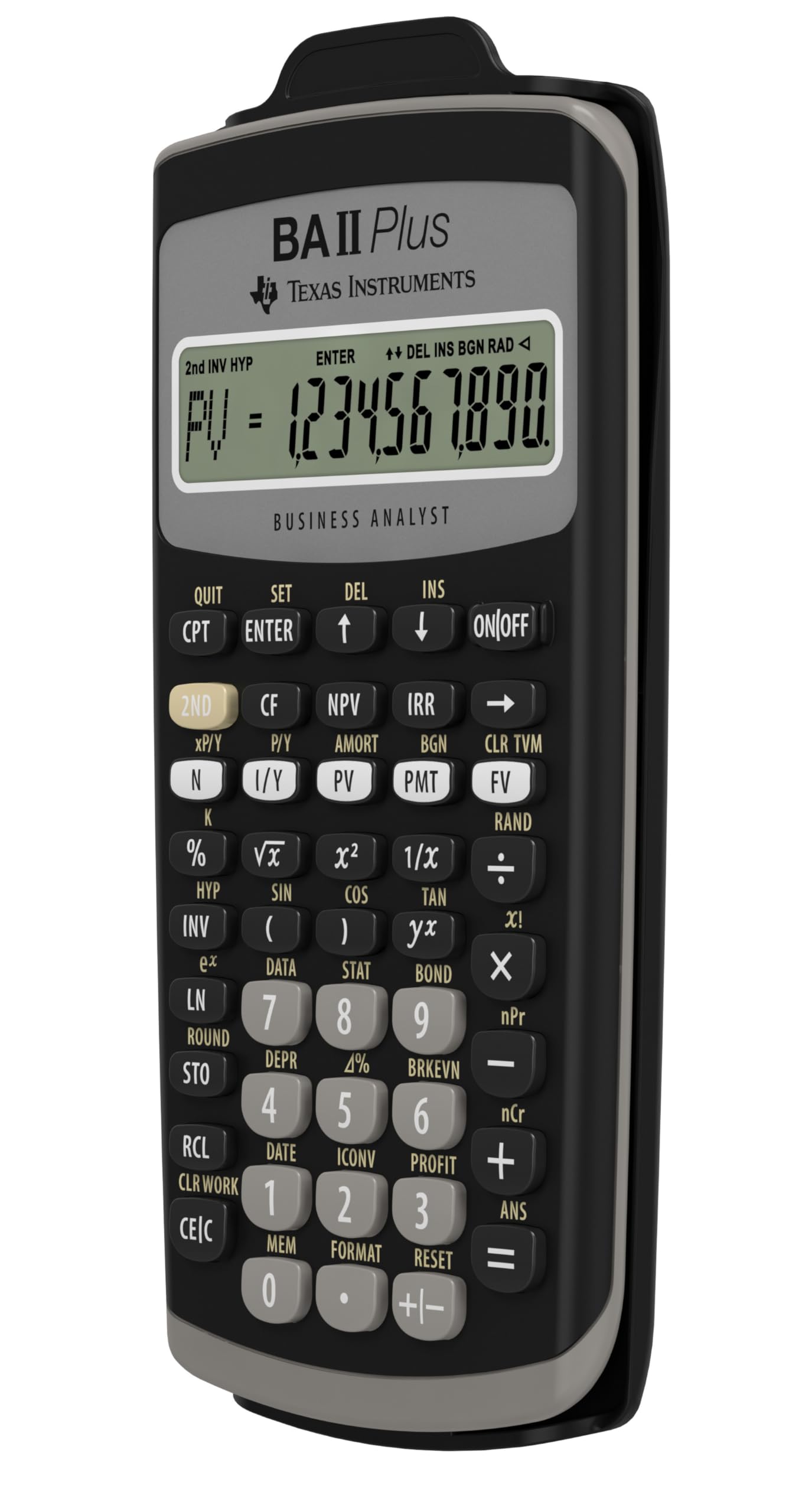 Texas Instruments BA II Plus Financial Calculator, Black