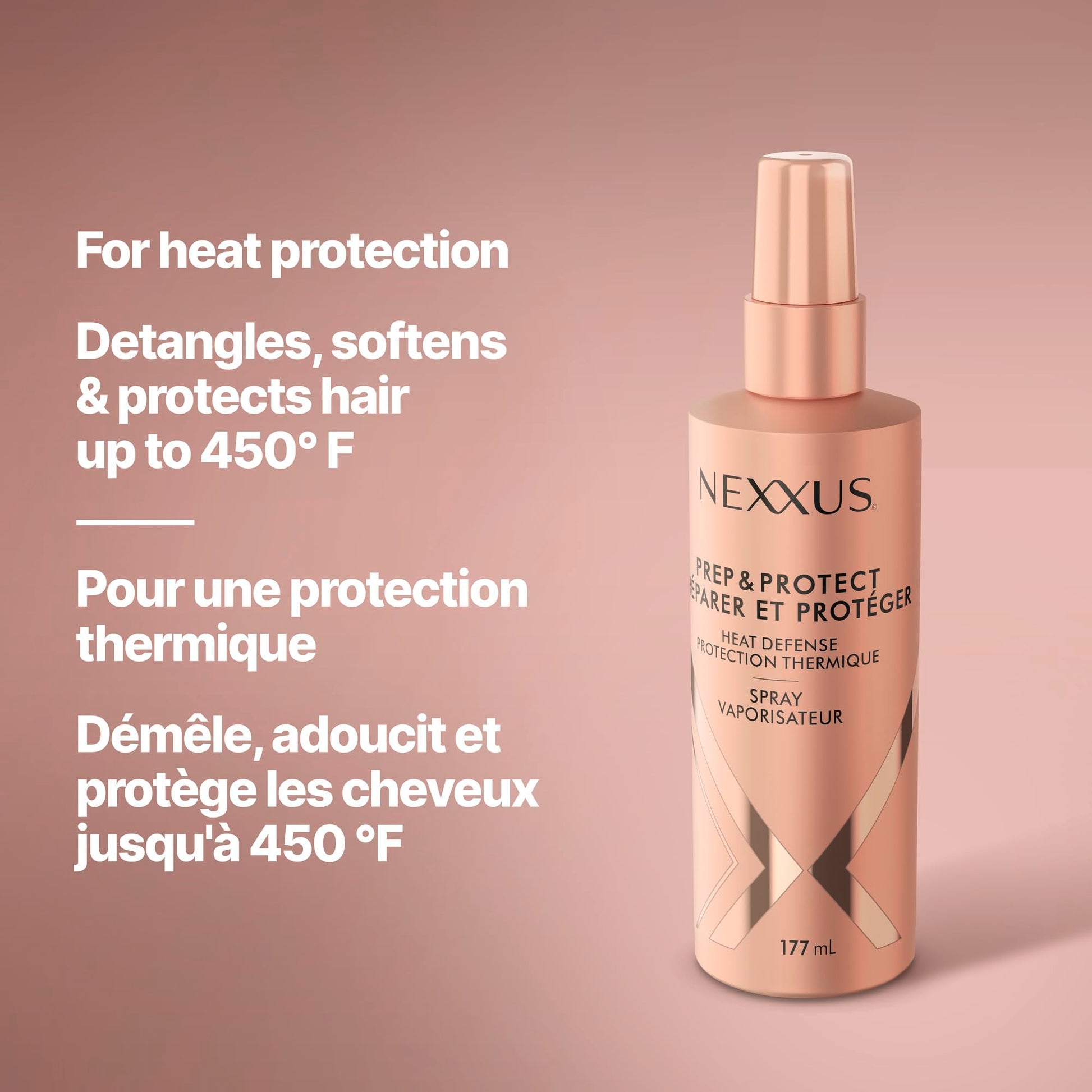 Nexxus Prep & Protect Heat Defense Spray 72H Humidity Shield, 177mL Nexxus