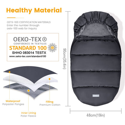 Orzbow Universal Stroller Footmuff, Winter Baby Bunting Bag, Weather-Proof 🍁 All In One Marketplace Canada