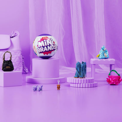Mini Brands Fashion Series 4 2 Pack by ZURU – Novelty Unboxing Collectible Toy with 5 Mystery Mini Fashion Bags, Shoes & Accessories, 80+ Styles to Collect, Ages 3+, Kids, Teens & Adults Mini Brands