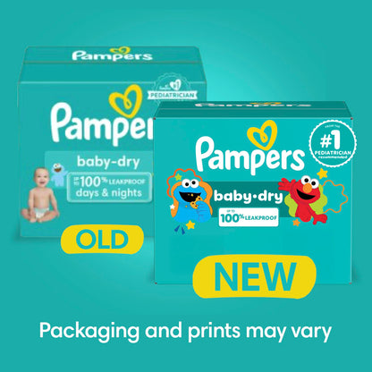 Pampers Baby Dry Diapers - Size 6, 108 Count, Absorbent Disposable Diapers