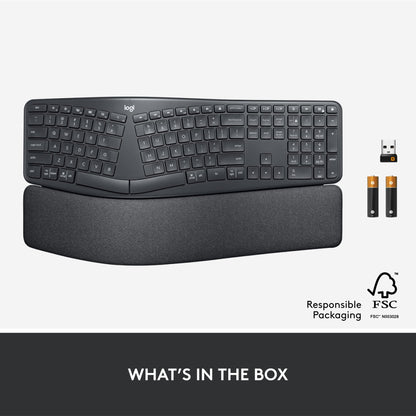 Logitech Ergo K860 Wireless Ergonomic Split Keyboard with Wrist Rest