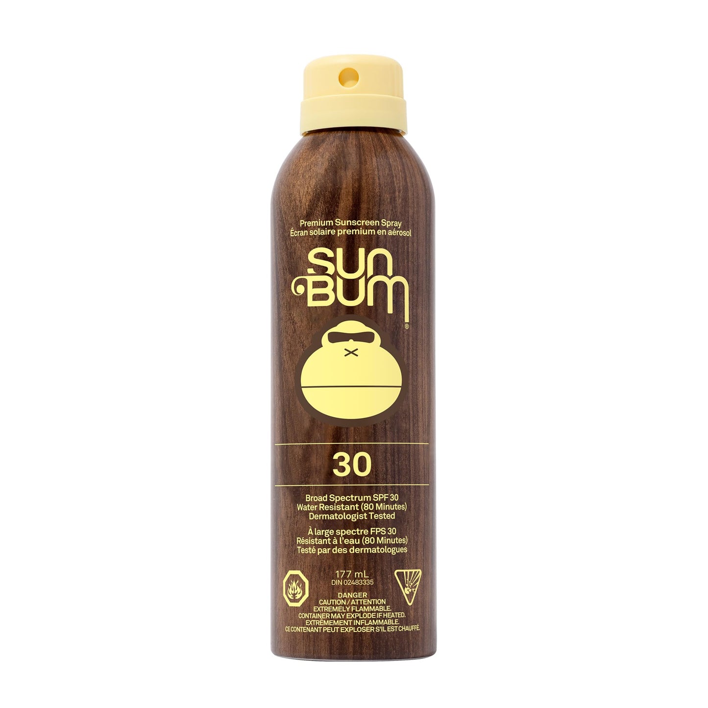 Sun Bum Original SPF 30 Sunscreen Spray - Broad Spectrum Moisturizing UVA/UVB Protection with Vitamin E - Vegan & Oxybenzone/Octinoxate Free - 177ml