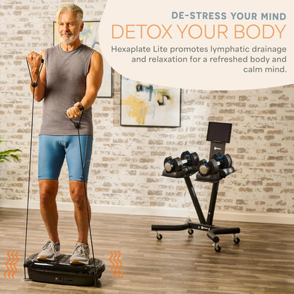Lifepro HexaplateLite Vibration Plate Exercise Machine-Small & Lightweight LifePro