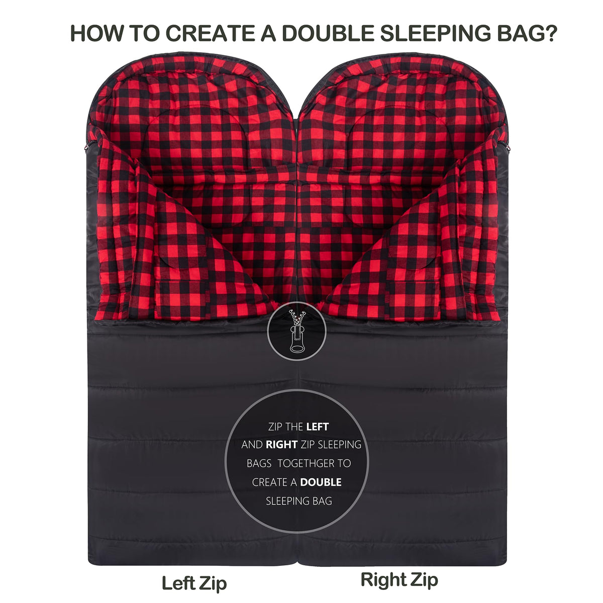 HiZYNICE Sleeping Bags for Adults XXL Cold Weather 🍁 All In One Marketplace Canada