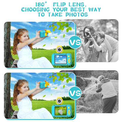 ARNSSIEN Kids Camera with Video,180°Flip Lens,2.4" Selfie Camera for Kids 🍁 All In One Marketplace Canada