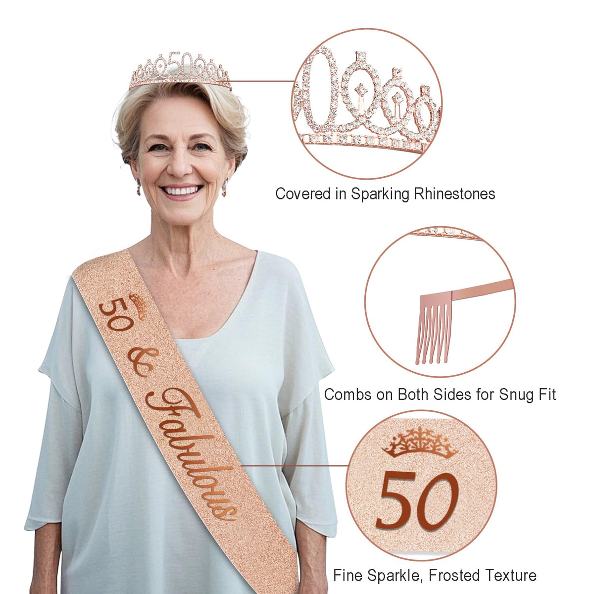 50th Birthday Decorations for Women, 32PCS 50th Birthday Party Decorations 🍁 All In One Marketplace Canada