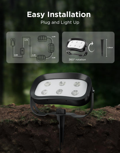 Govee Outdoor Tree Lights 3-Pack, RGBWIC LED Landscape Lighting 🍁 All In One Marketplace Canada