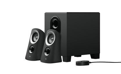 Logitech Z313 2.1 Multimedia Speaker System Full Range Audio - Black