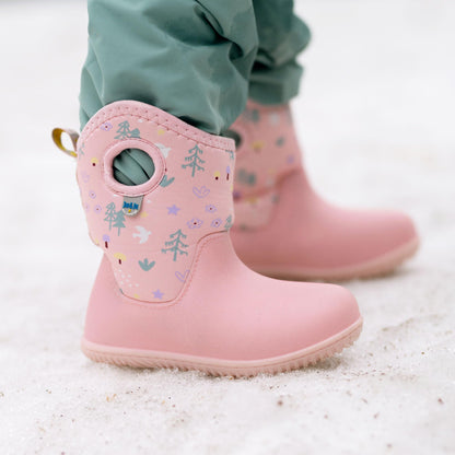 Jan & Jul Waterproof Winter Boots for Toddlers (Pink Forest, US 7) 🍁 All In One Marketplace Canada