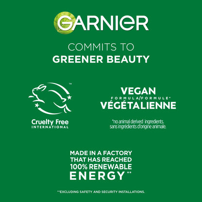 Garnier Hyaluronic Acid Face Serum, With Aloe Vera, Pro-Ceramides, Glycerin, Panthenol, Glass Skin, Reinforce Skin's Moisture Barrier, Hydrating, Replumpling, Normal To Combination, Vegan, 30ml - Available at All In One Marketplace Canada