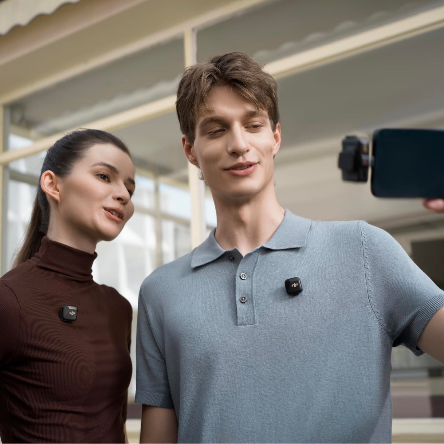 DJI Mic Mini (2 TX + 1 RX), Detail-Rich Audio, Wireless Lavalier Microphone for iPhone/Camera/Android, 2-Person Vlog, Team Production