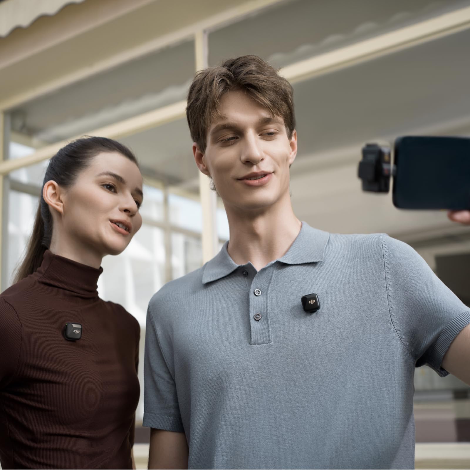DJI Mic Mini (2 TX + 1 RX), Detail-Rich Audio, Wireless Lavalier Microphone for iPhone/Camera/Android, 2-Person Vlog, Team Production