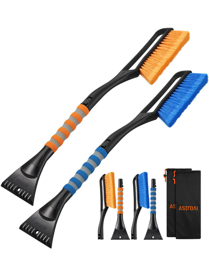 AstroAI 27" Snow Brush & Ice Scraper for Car Windshield Snow Remove, 2 Pack 🍁 All In One Marketplace Canada