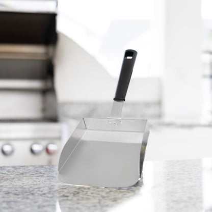 Outset Griddle Scoop Stainless Steel, XL 5 Cup Food Shovel with Handle Outset