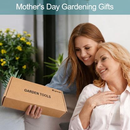 Kynup Gardening Tools 7-Piece, Heavy Duty Garden Tools Set with Non-Slip Ergonomic Handle, Repotting Mat, Rust-Proof, Gardening Hand Tools with Handbags and Gloves, Gardening Gifts for Women and Men - Available at All In One Marketplace Canada