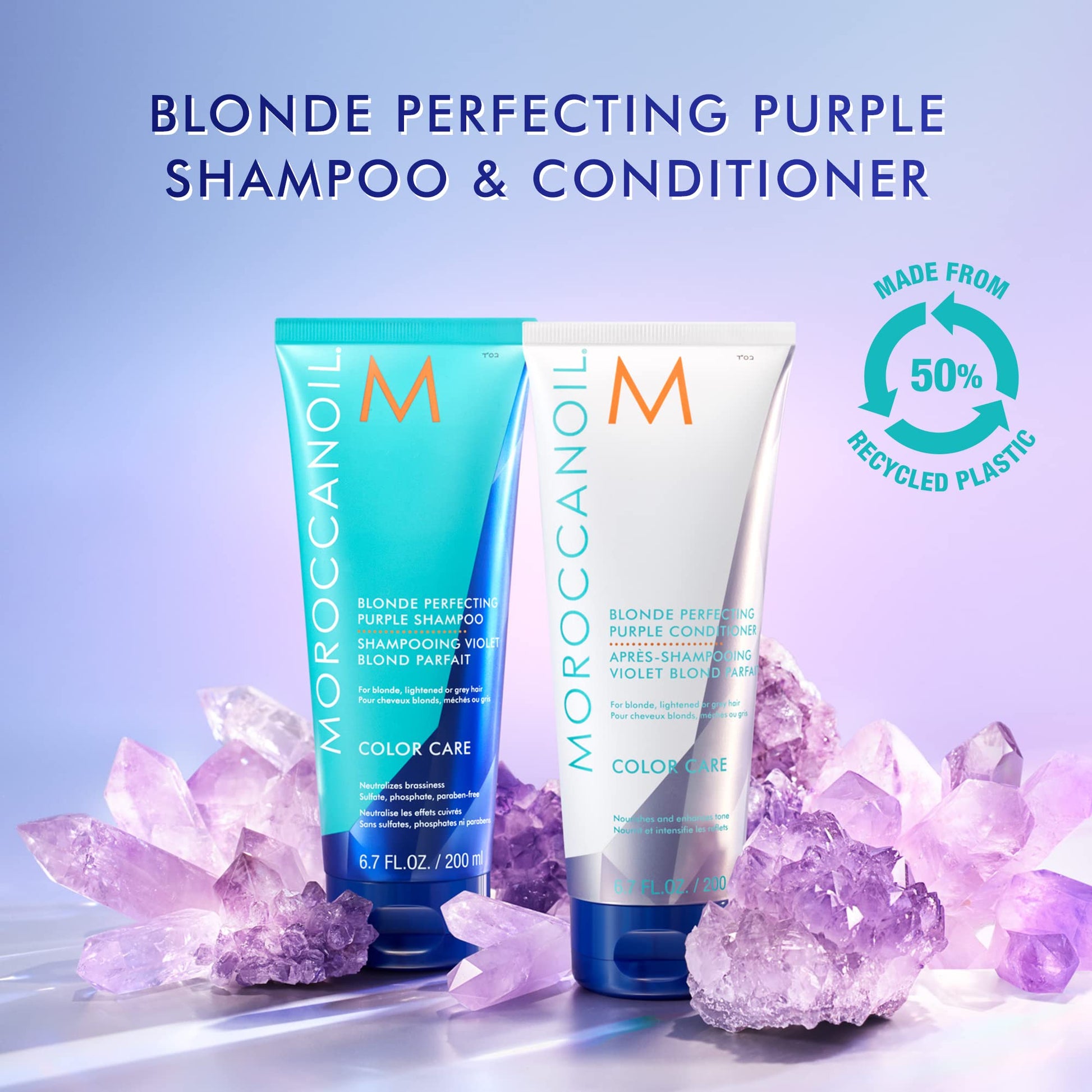 Moroccanoil Blonde Perfecting Purple Shampoo 6.7 fl. oz. Moroccanoil
