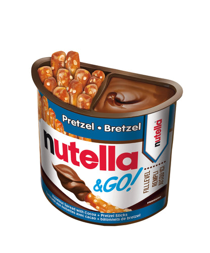 NUTELLA & GO Hazelnut Cocoa Spread With Pretzel Sticks - 54g Pack x 12