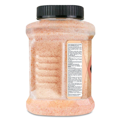 Herbion Naturals Himalayan Pink Salt - Fine Grain - 5 lb. (2.2 Kg) Unbreakable Jar - Kosher Certified - GMO-Free - Vegan - Supreme Quality - Chemical Free