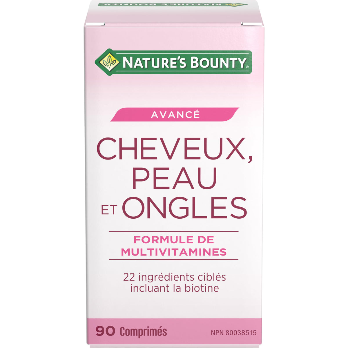 NATURE'S BOUNTY Advanced Hair, Skin & Nails, Multi Vitamin Formula, 90 Tab