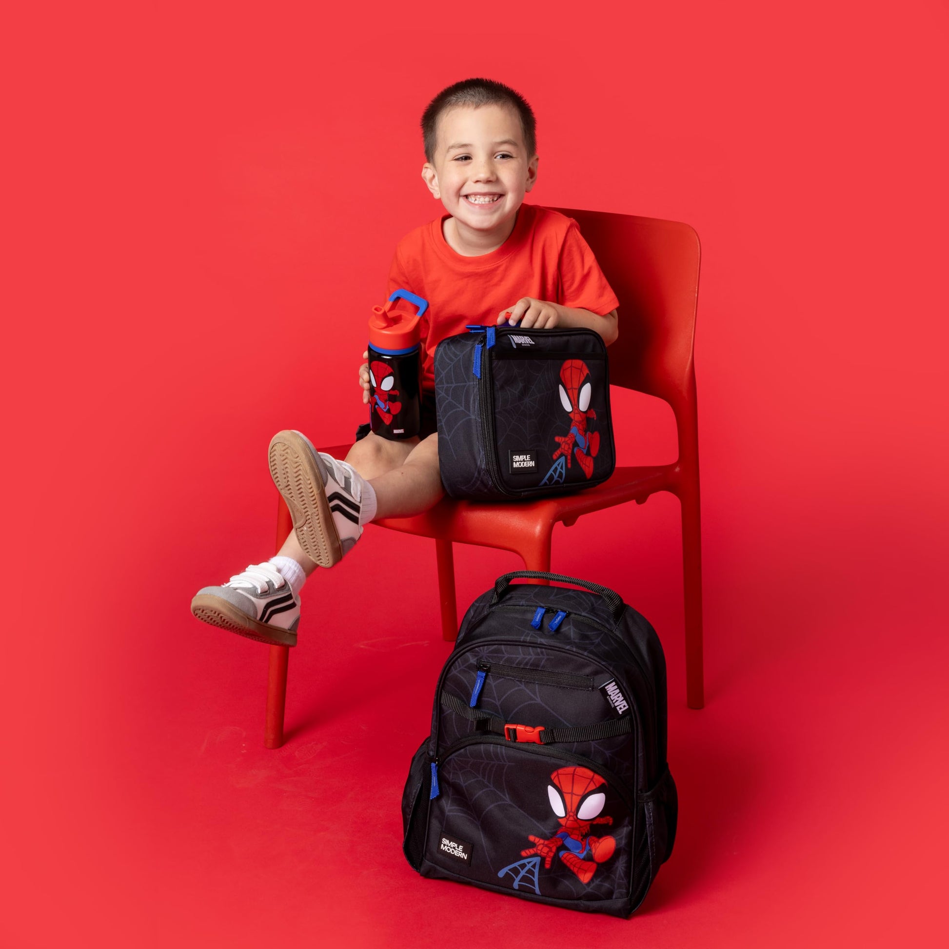 Simple Modern Marvel Spidey Kids Water Bottle & Toddler Cup | 14oz Simple Modern