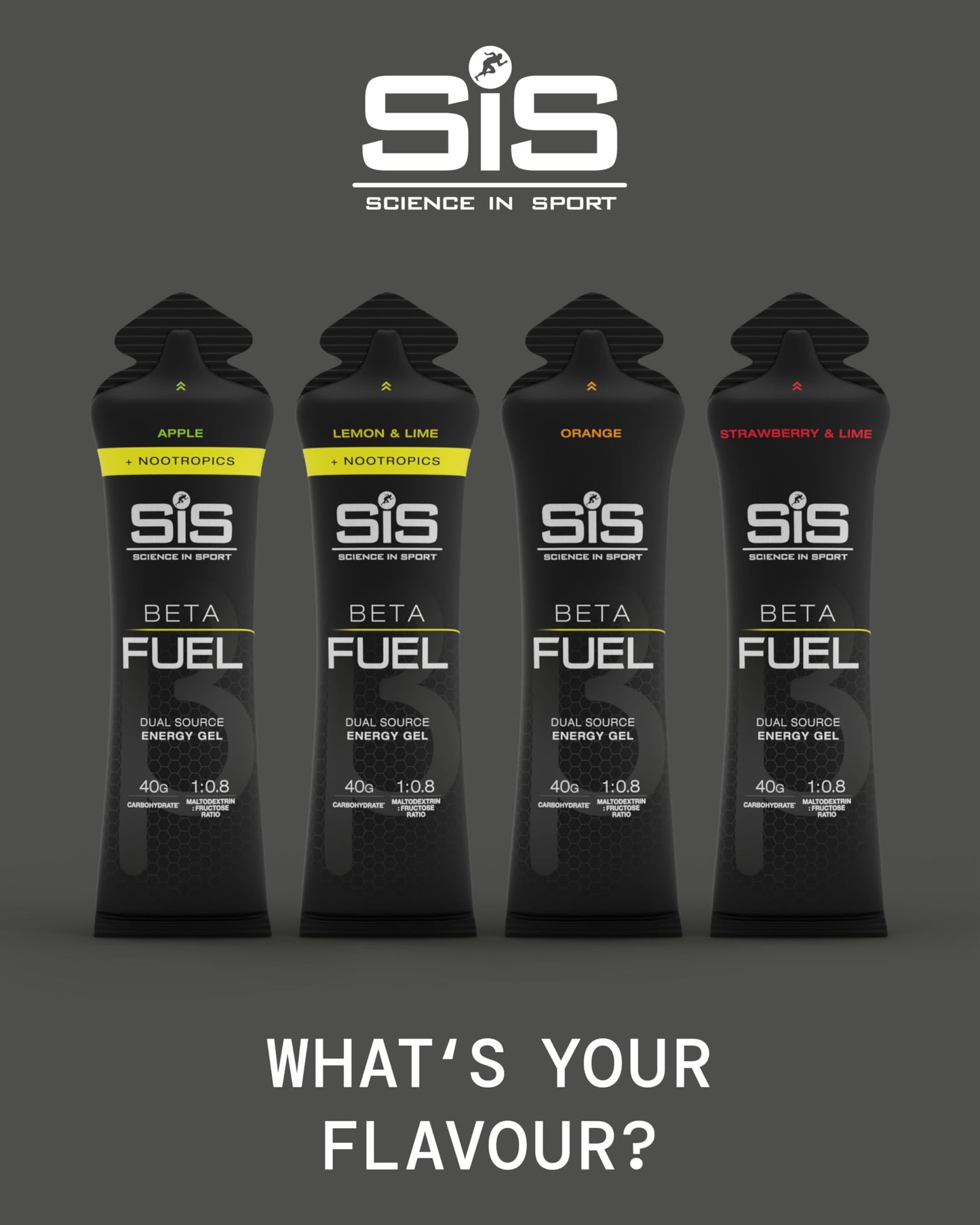 Science in Sport Beta Fuel Gel | Easily Digestible & Quick Carbohydrates, Dual Source Energy Gel | 40g Carbs for Energy | Vegan, Gluten Free, Dairy Free, Nut Free | 60 mL (Orange) 🍁 All In One Marketplace Canada