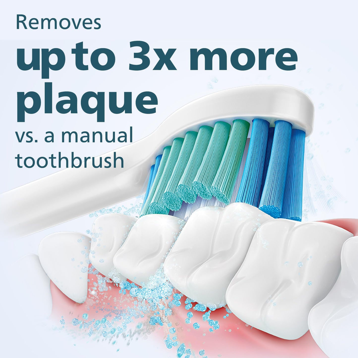 Philips Sonicare 1300 Rechargeable Electric Toothbrush, 2 Brush Head, White Philips Sonicare