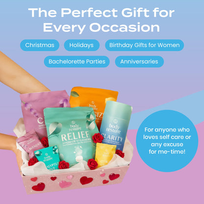 Body Restore Shower Steamers Aromatherapy 6 Pack – Fathers Day Gift for Dad, Birthday Gift for Women and Men, Relaxation Stress Relief Self Care – Bloom - Available at All In One Marketplace Canada