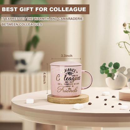 Coworker Leaving Gifts for Women, 14oz Funny Coworkers Mug with Gold Print 🍁 All In One Marketplace Canada