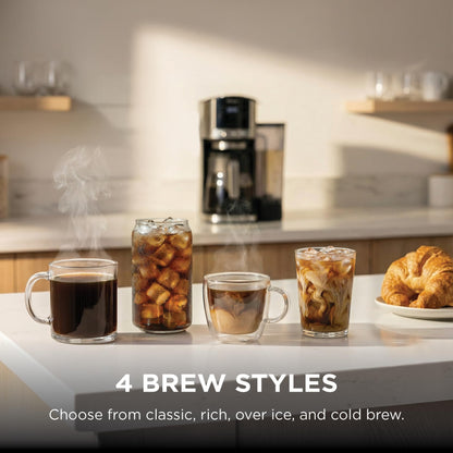Ninja DualBrew Coffee Maker | Grounds & Pods | Stainless Steel | GP161C