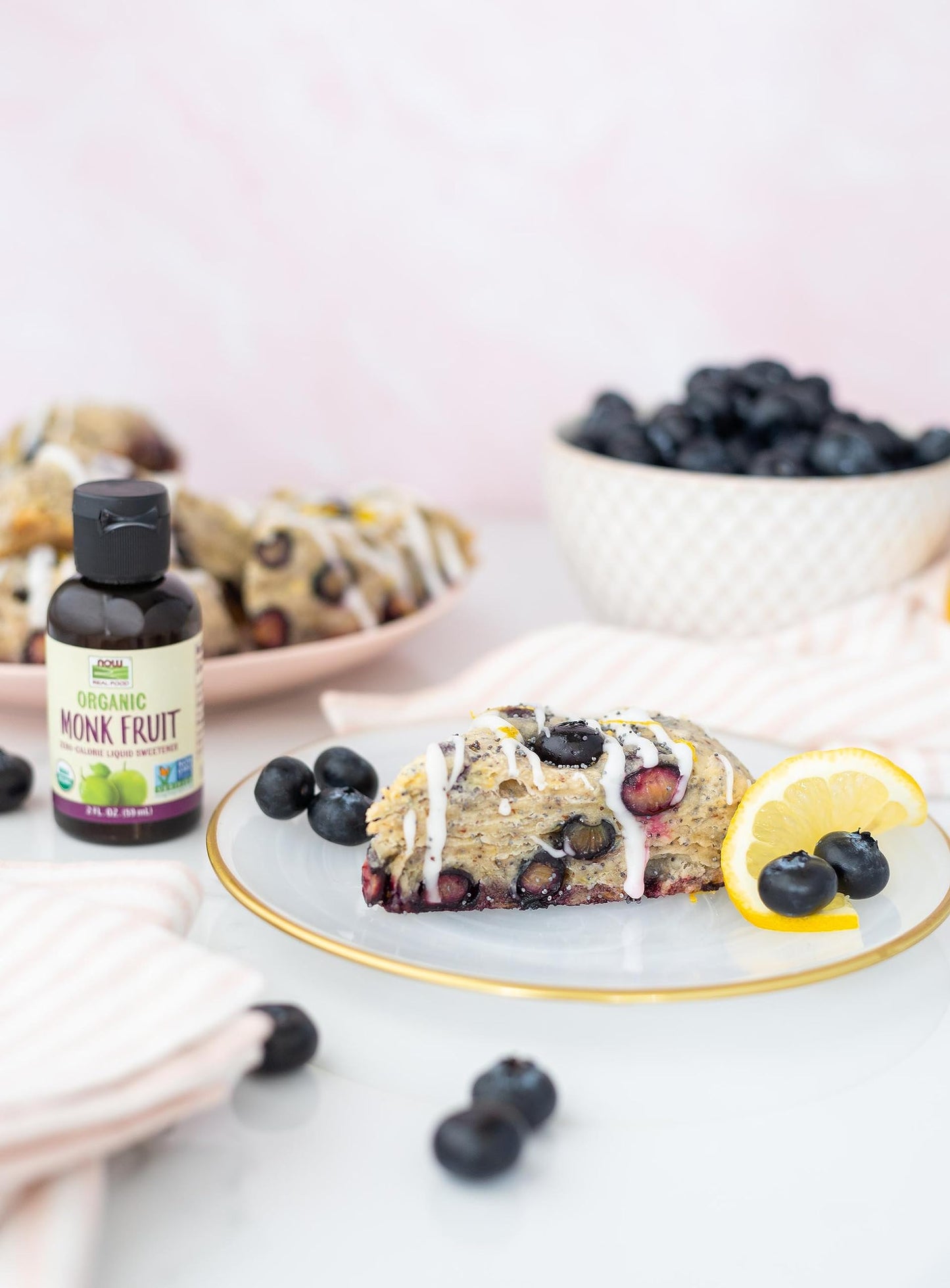 Now Foods Organic Monk Fruit Liquid Sweetener 59mL - Available at All In One Marketplace Canada