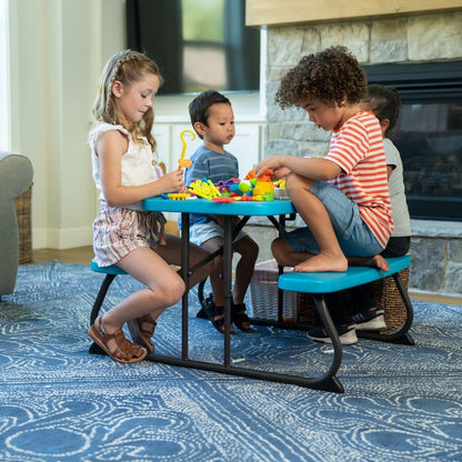 Lifetime Children's Outdoor Picnic Table in Glacier Blue LIFETIME