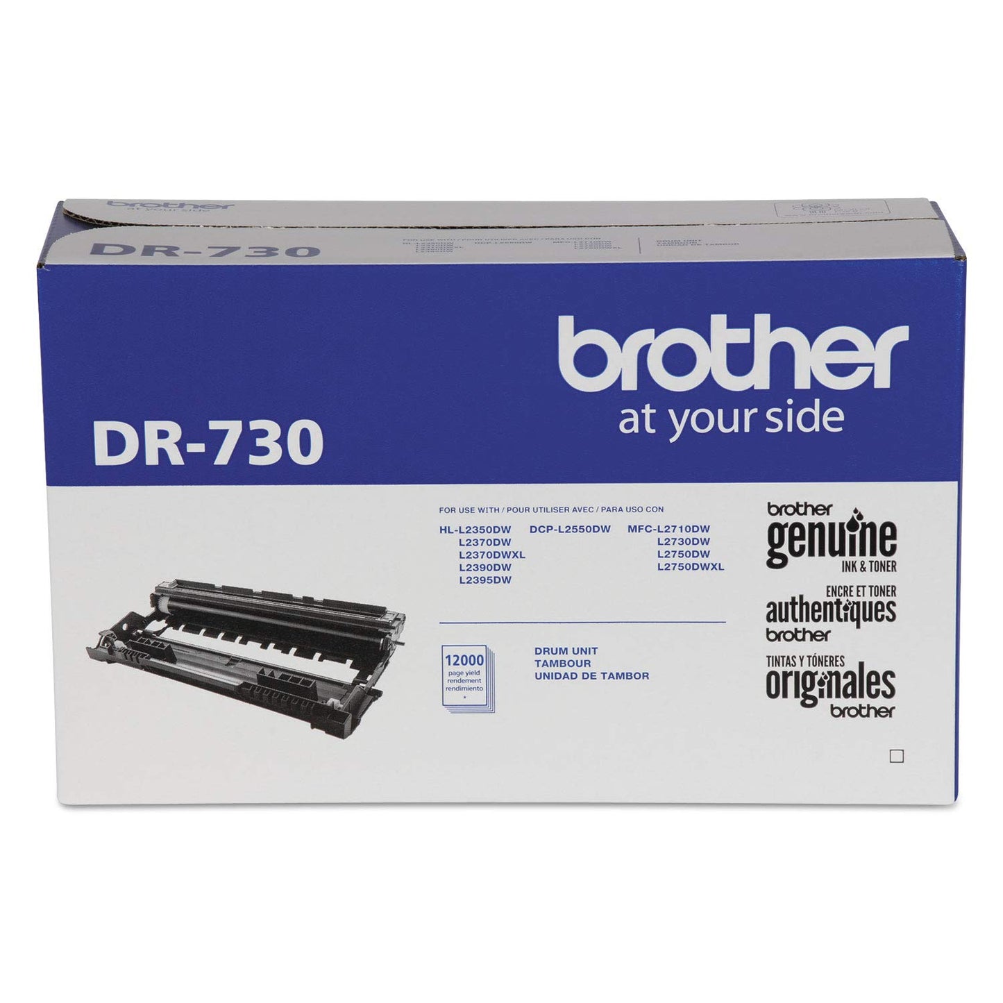 Brother-Genuine-Drum-Unit,-DR730,-Seamless-Integration,-Yields-Up-to-12,000-Pages,-Black-(Drum-Unit,-NOT-Toner) 🍁 All In One Marketplace Canada