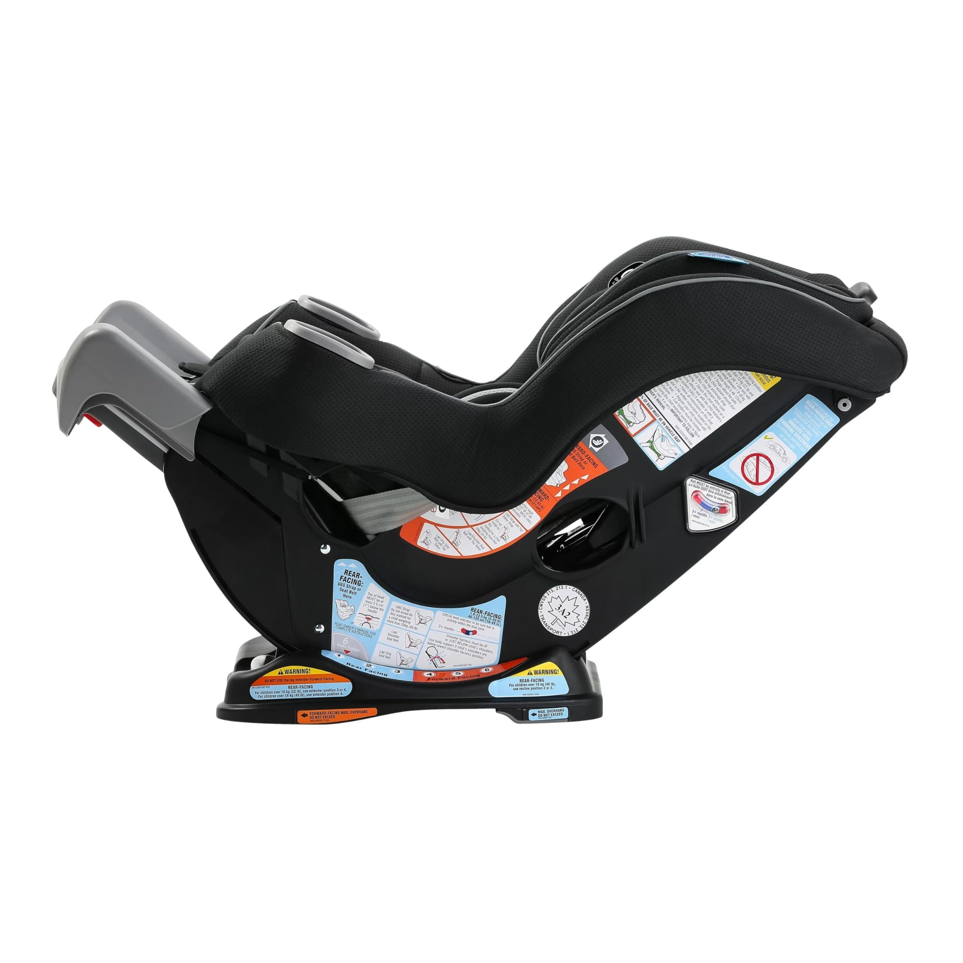 Graco Extend2Fit Convertible Car Seat, 2-in-1 Forward & Rear-Facing Baby Car Seat, 1.8-30 kg (4-65 lb), Titus