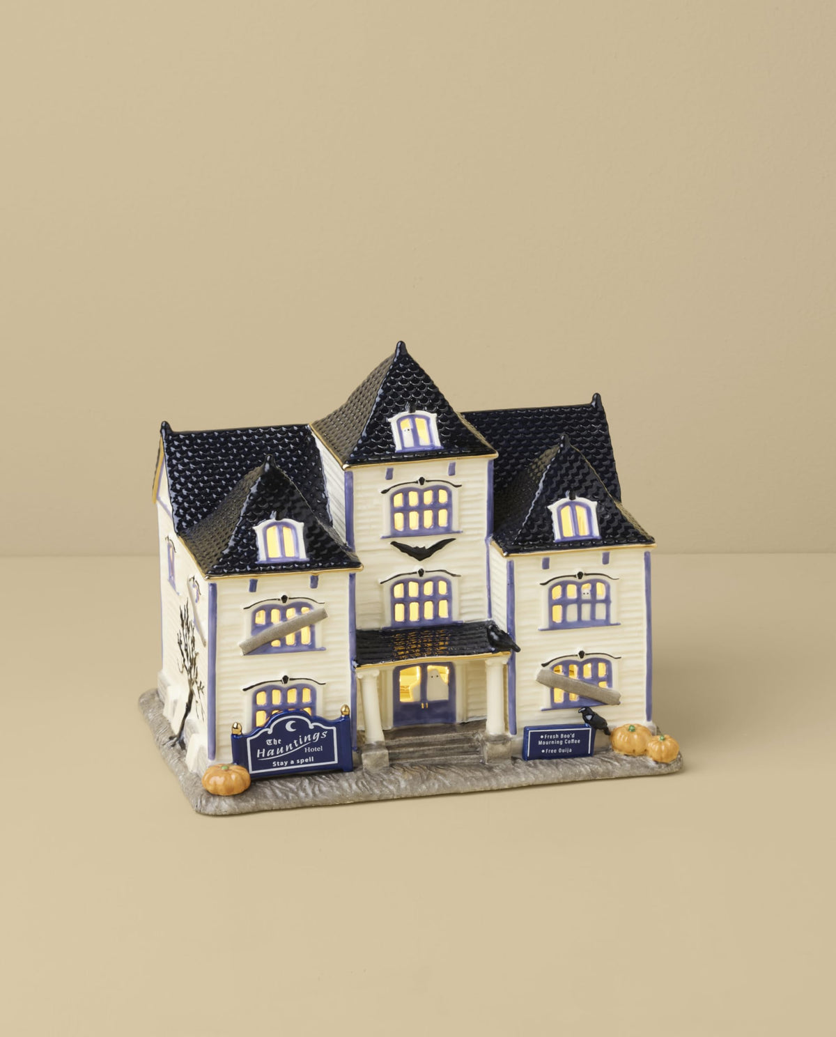 Lenox 899037 Vintage Halloween Hotel Light-Up Figurine