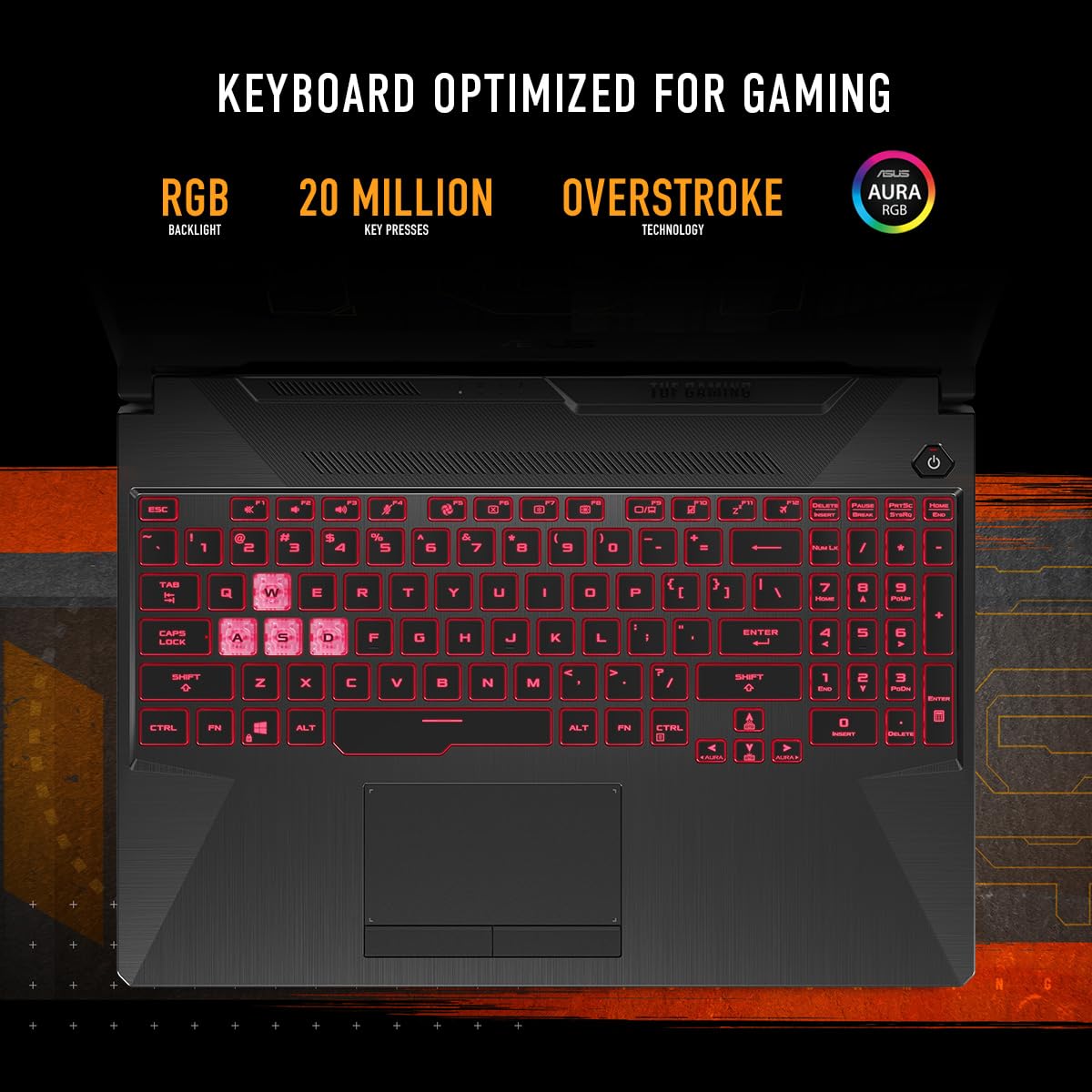 ASUS TUF Gaming A15 Gaming Laptop, 15.6” 144Hz FHD Display, AMD Ryzen 5 7535HS Processor, GeForce RTX 2050, 8GB DDR5 RAM, 512GB PCIe SSD Gen 4, Wi-Fi 6, Windows 11, FA506NF-AS51-CA Asus