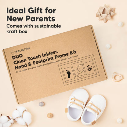 Inkless Hand and Footprint Kit, Boy Girl Newborn Keepsake (Onyx Black) 🍁 All In One Marketplace Canada