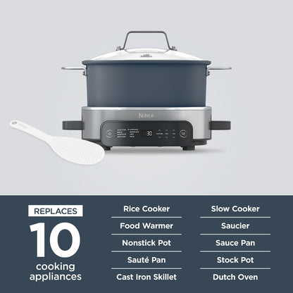 Ninja Foodi Everyday PossibleCooker Pro 6.5‑Qt Slow Cooker, Multi‑Cooker with Rice, Pasta, Oats & Sear/Sauté, Replaces 10 Appliances, MC1101C (Canadian Version)