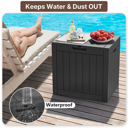 Ceecysaa 31 Gallon Deck Box Outdoor, Waterproof Storage Box, Black 🍁 All In One Marketplace Canada