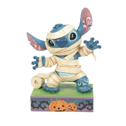 Figurine Enesco Disney Traditions par Jim Shore Lilo et Stitch en costume de momie pour Halloween, 15,9 cm, multicolore