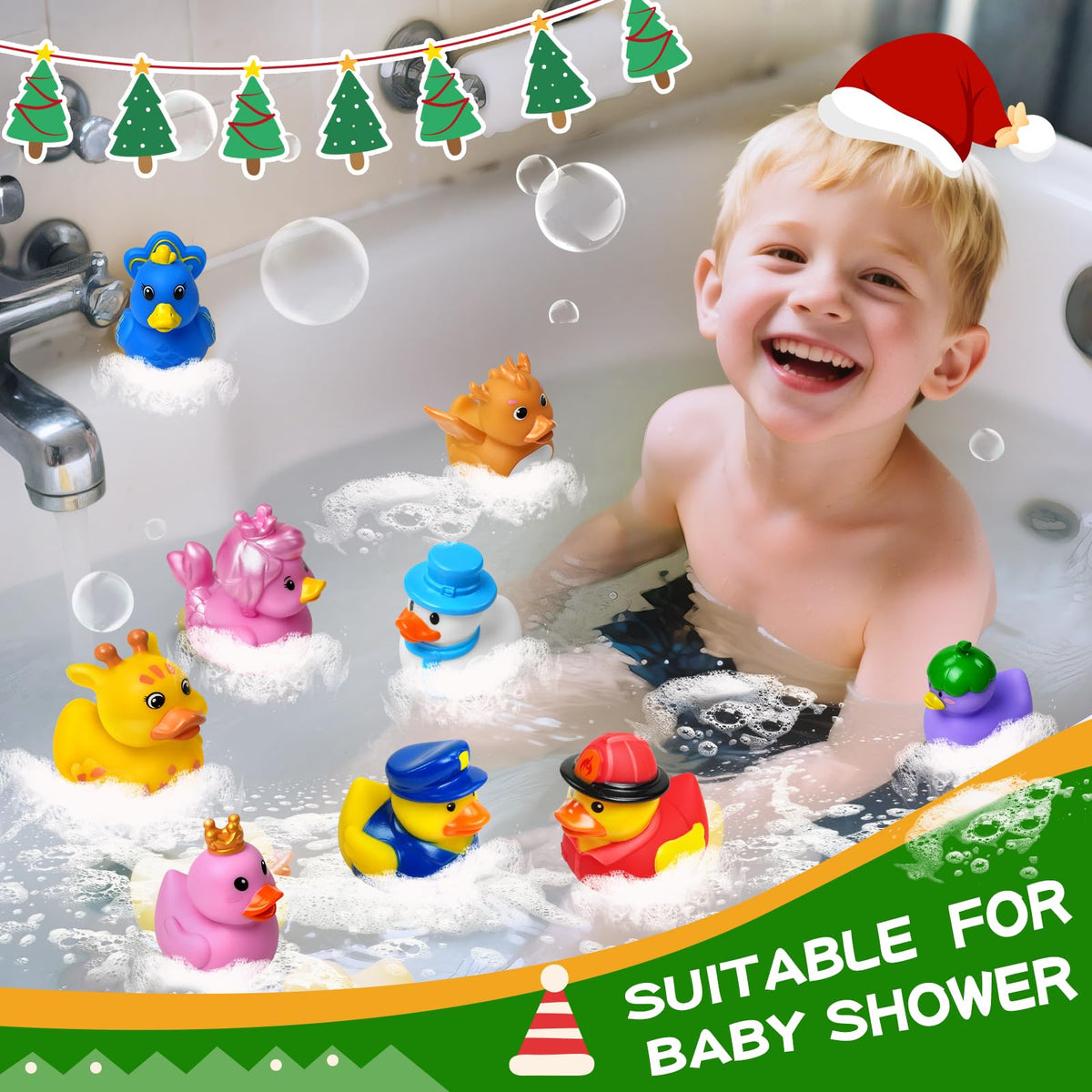 Advent Calendar 2026 Rubber Duck for Kids Toddler Baby 24 Days of Christmas Countdown Toys for Kids Boys and Girls Christmas Party Favors Gifts 🍁 All In One Marketplace Canada
