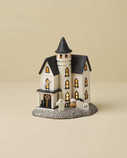 Lenox Vintage Halloween Light-Up Manor Figurine