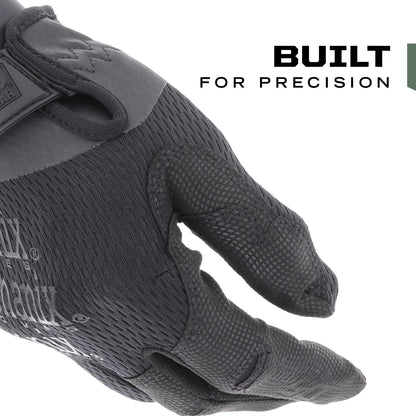 Mechanix Wear: Tactical Specialty 0.5mm High-Dexterity Work Gloves with Secure Fit and Precision Feel, Tactical Gloves for Airsoft, Paintball, Utility Use, Shooting Gloves for Men (Black, Large)