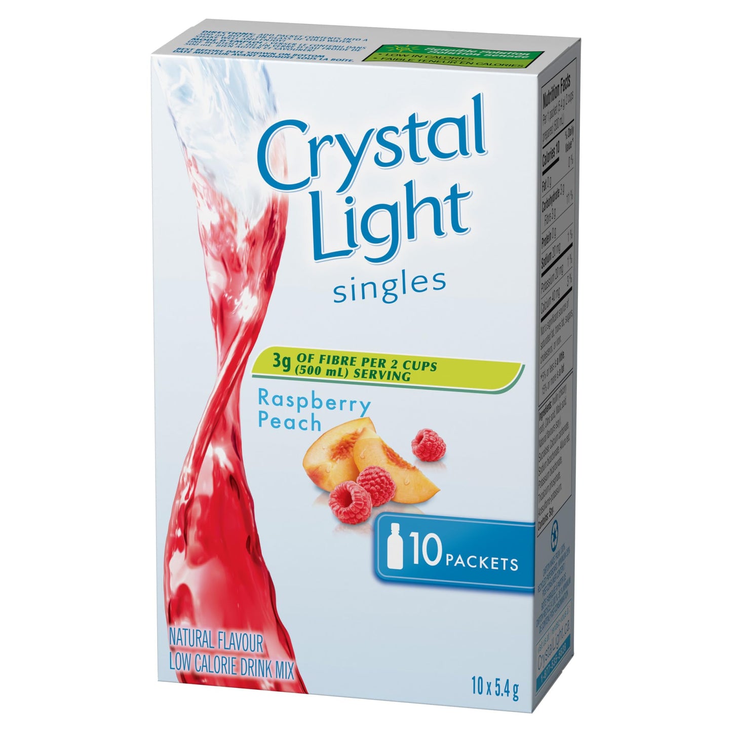 Crystal Light Singles Raspberry Peach Drink Mix (12-Pack)